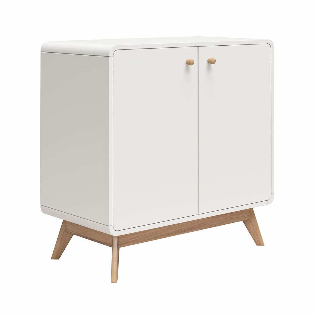 Ren Home Leva Scandinavian Style Accent Cabinet - Charleswood White