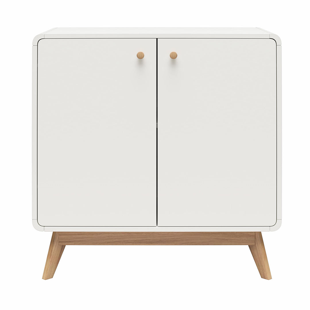 Ren Home Leva Scandinavian Style Accent Cabinet - Charleswood White