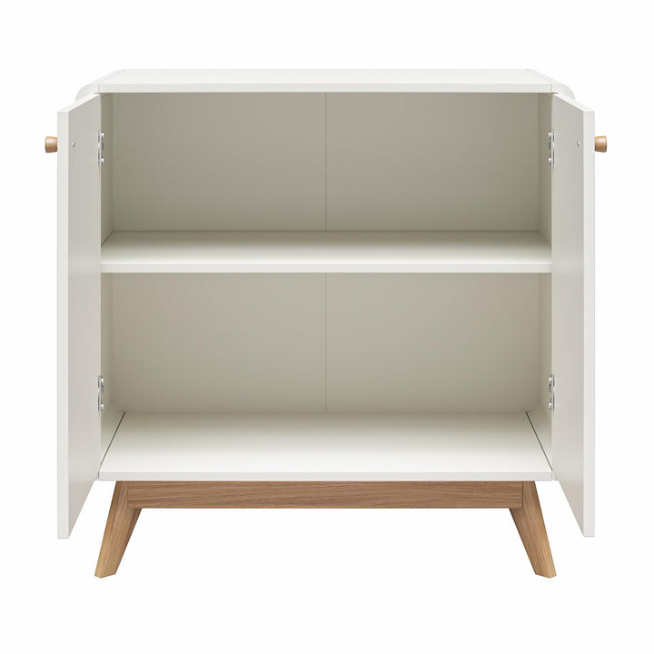 Ren Home Leva Scandinavian Style Accent Cabinet - Charleswood White