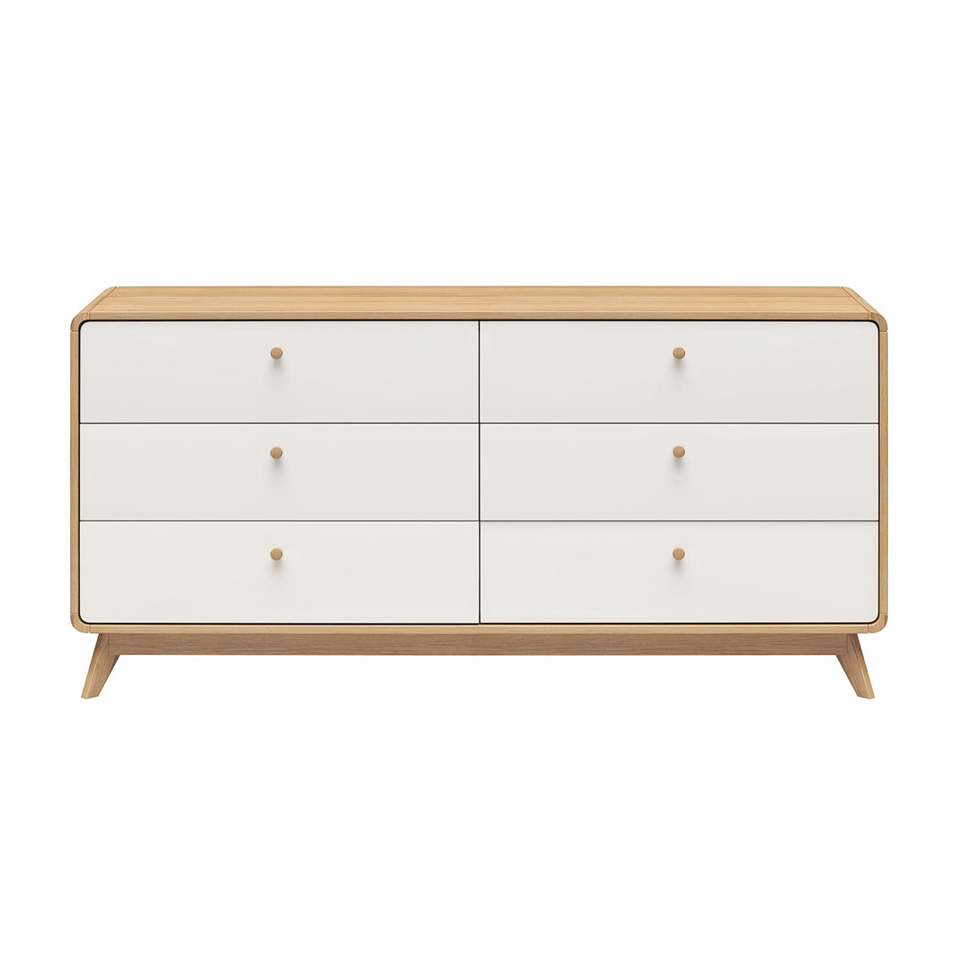 Ren Home Leva 6 Drawer Dresser - Oak