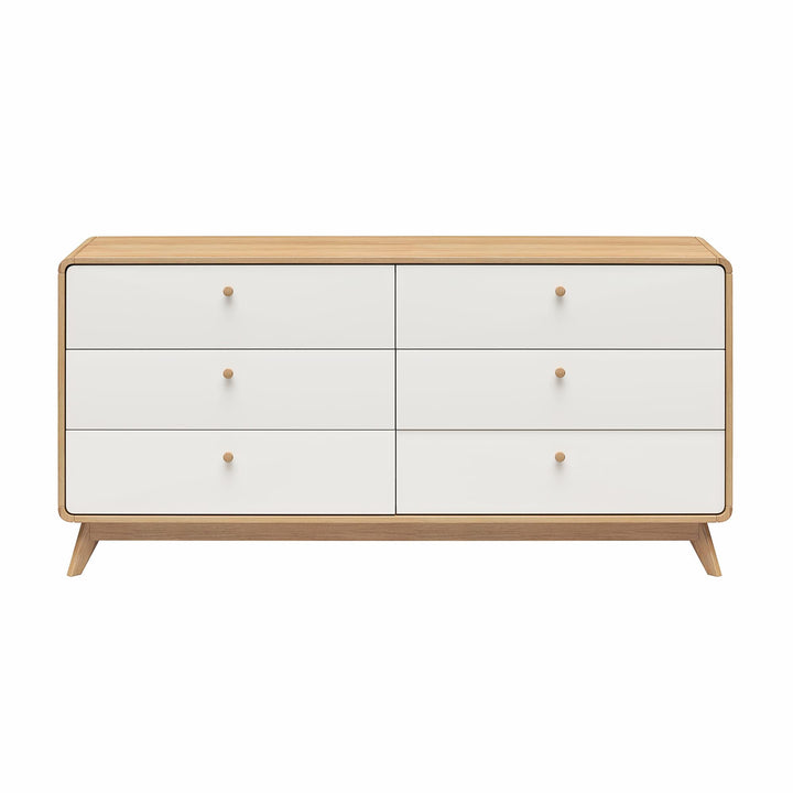 Ren Home Leva 6 Drawer Dresser - Oak