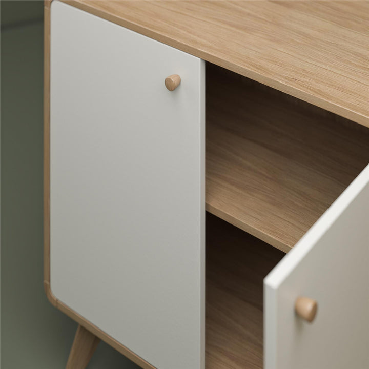 Ren Home Leva Scandinavian Style Accent Cabinet - Oak