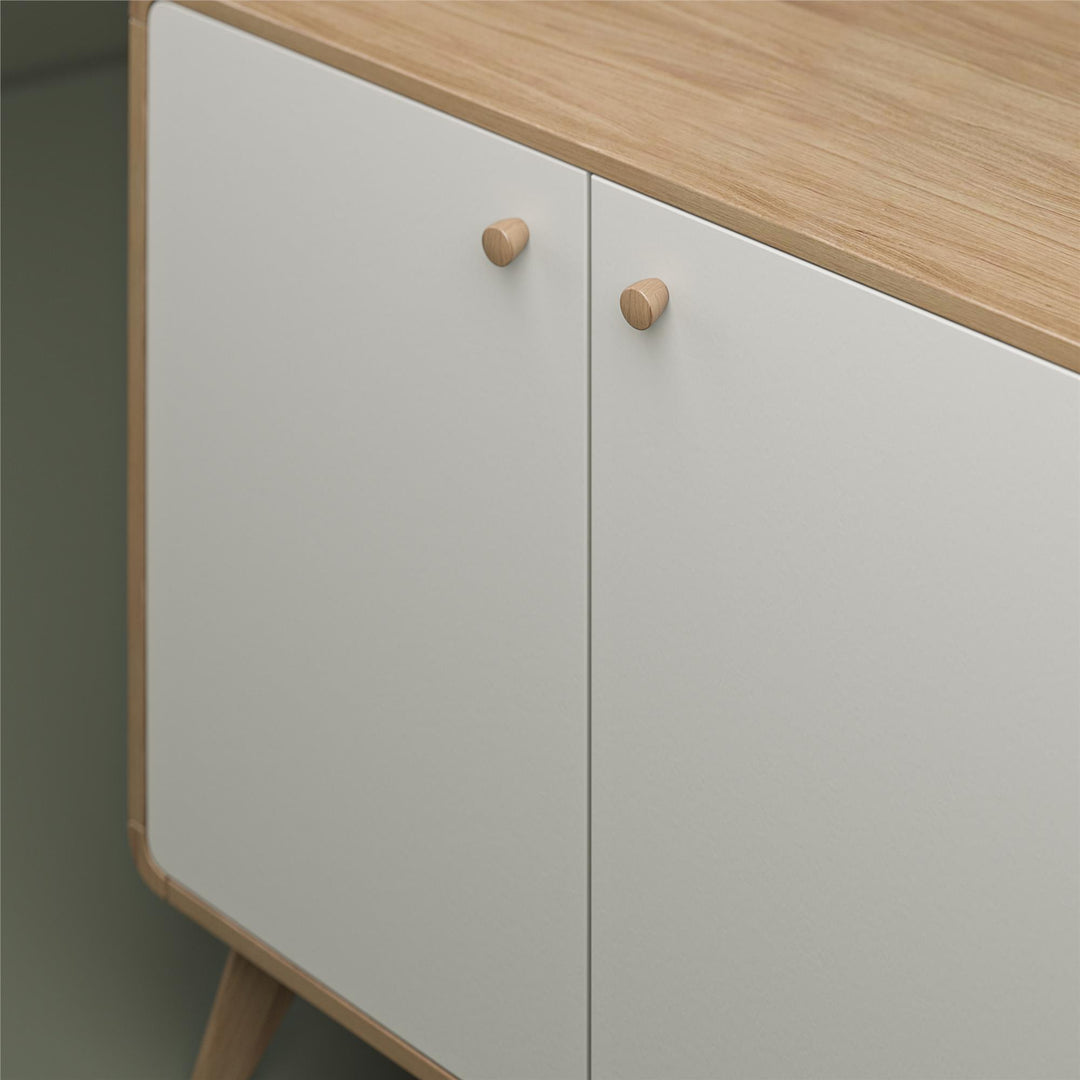 Ren Home Leva Scandinavian Style Accent Cabinet - Oak