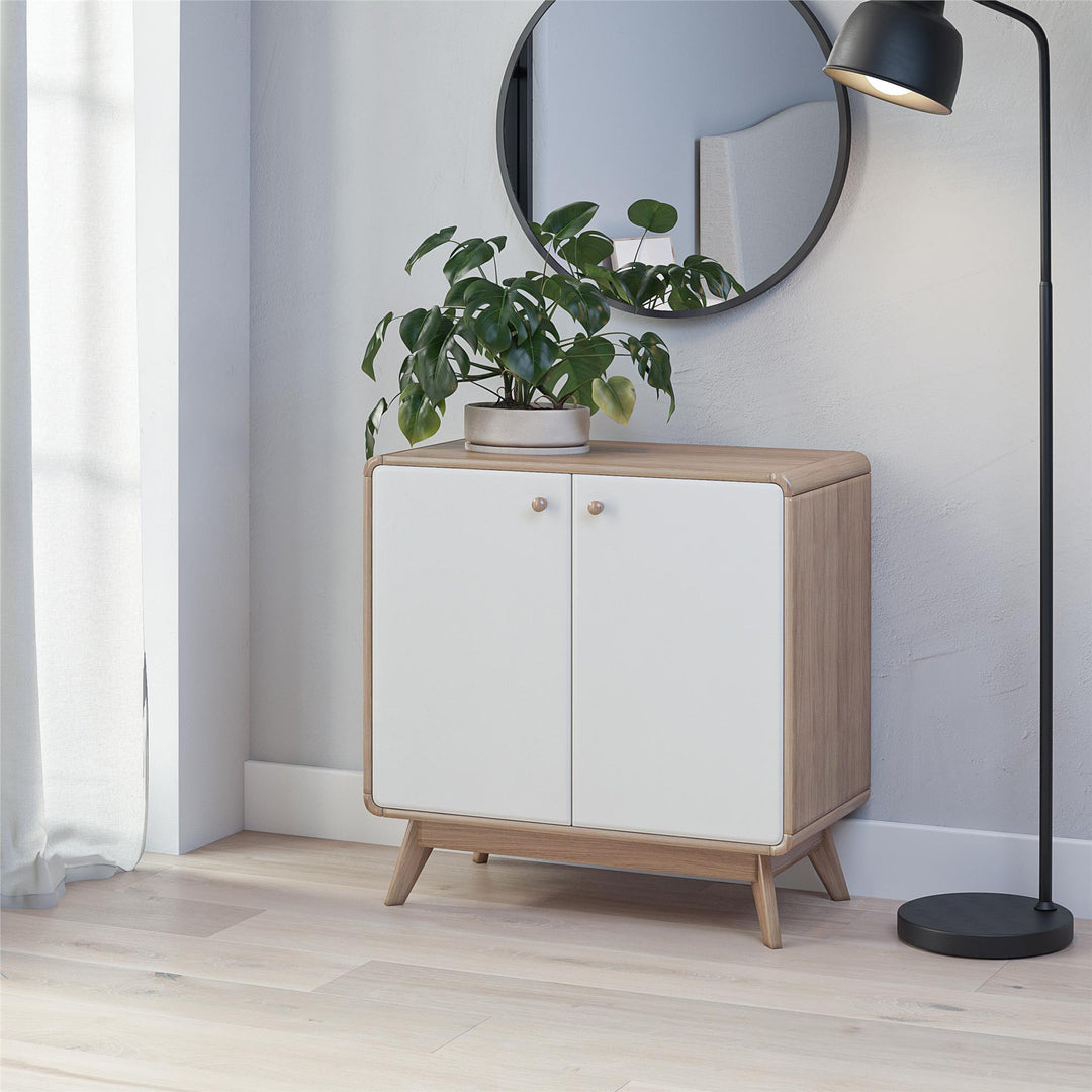 Ren Home Leva Scandinavian Style Accent Cabinet - Oak