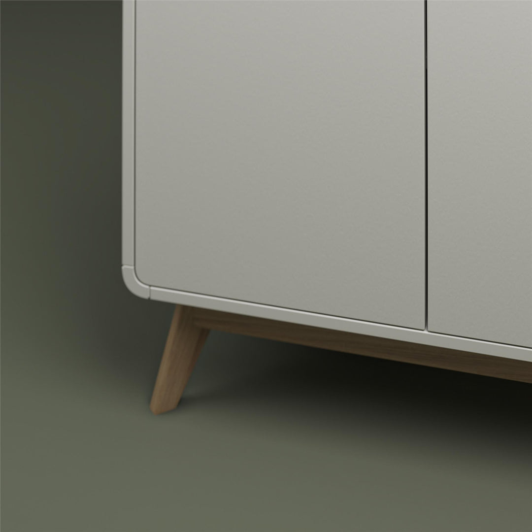 Ren Home Leva Scandinavian Style Accent Cabinet - Charleswood White