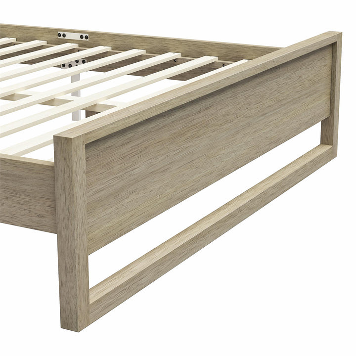 Archer Wood Bed Frame with Headboard - Mesa - Queen