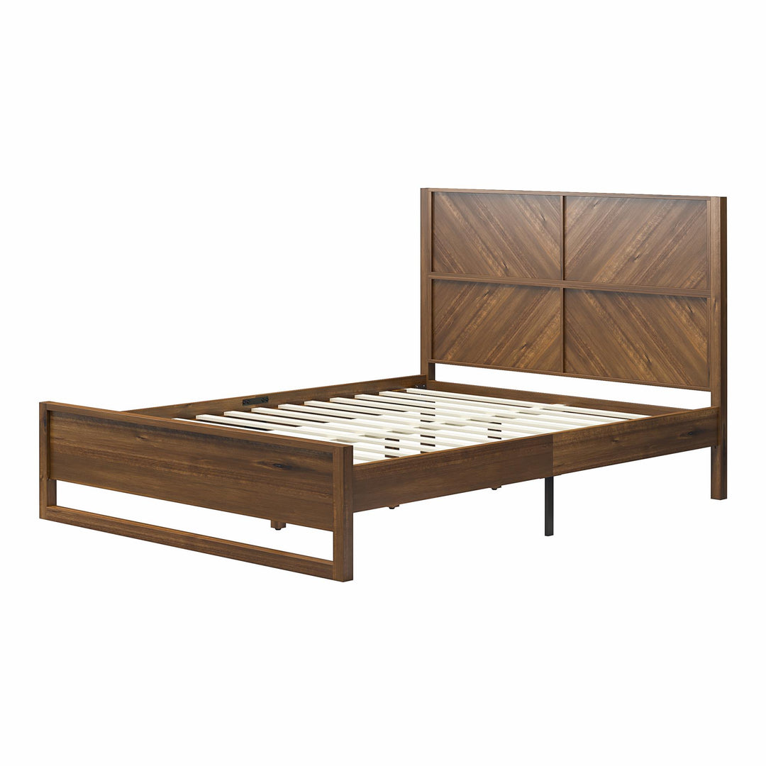 Archer Wood Bed Frame with Headboard - Prominence - Queen