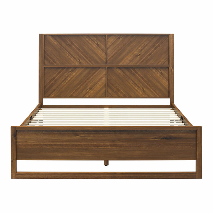 Archer Wood Bed Frame with Headboard - Prominence - Queen