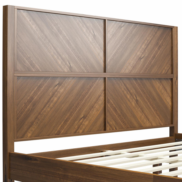 Archer Wood Bed Frame with Headboard - Prominence - Queen