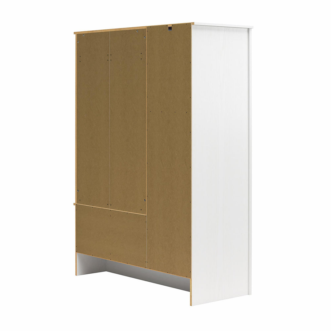 Farmhouse Entryway Hall Tree with Bench, Federal White - Federal White - 1 Door