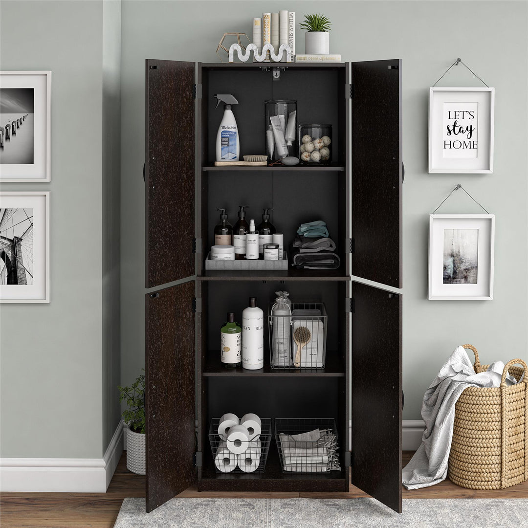 Mainstays 4 Door 5' Storage Cabinet
