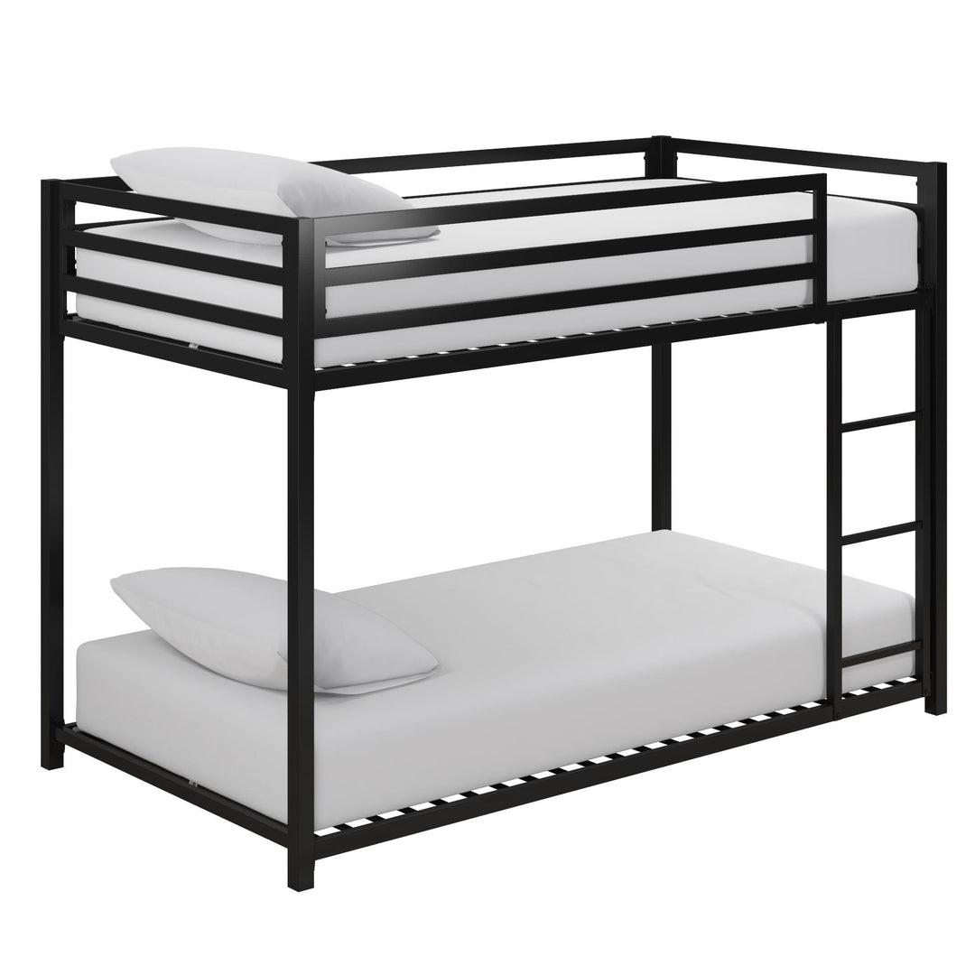 DHP Miles Metal Twin-over-Twin Bunk Bed