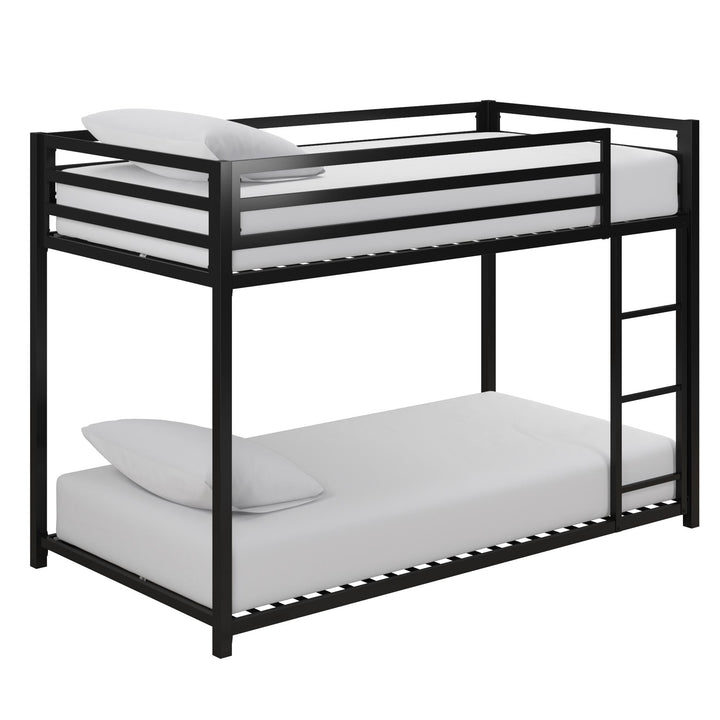DHP Miles Metal Twin-over-Twin Bunk Bed