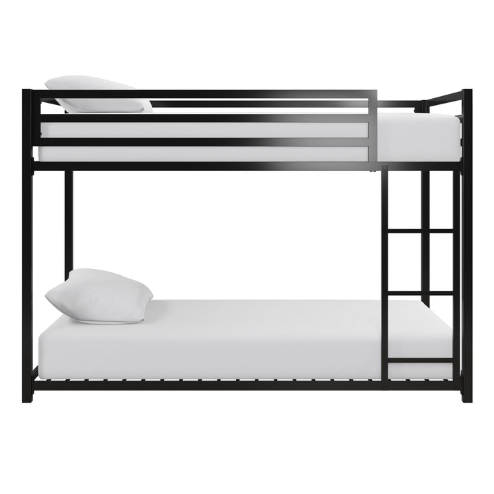 DHP Miles Metal Twin-over-Twin Bunk Bed