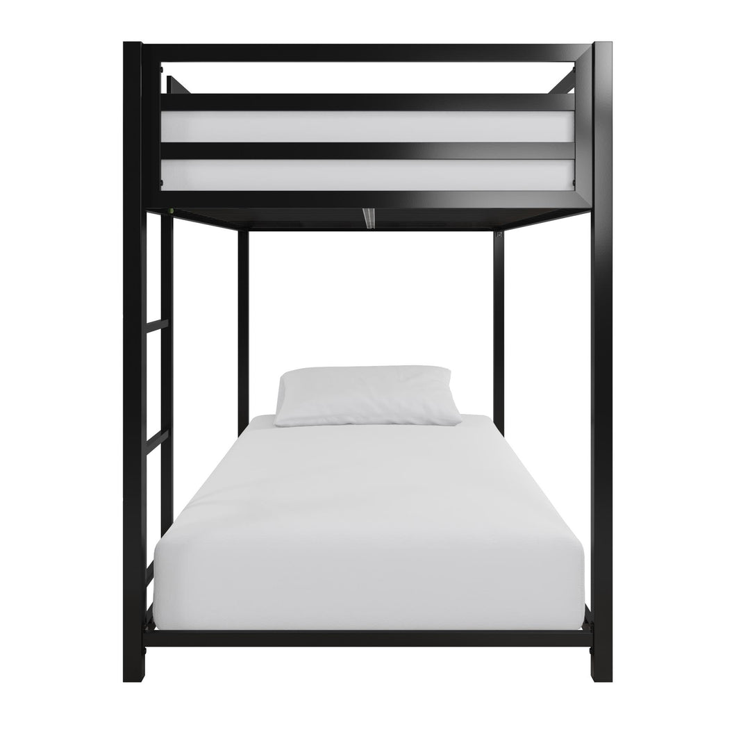 DHP Miles Metal Twin-over-Twin Bunk Bed
