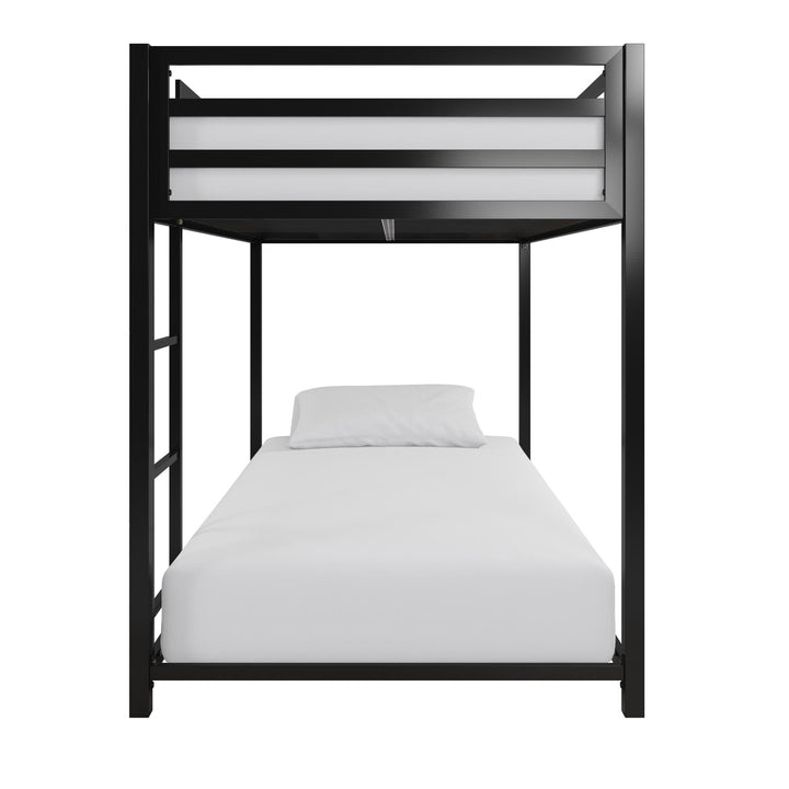 DHP Miles Metal Twin-over-Twin Bunk Bed