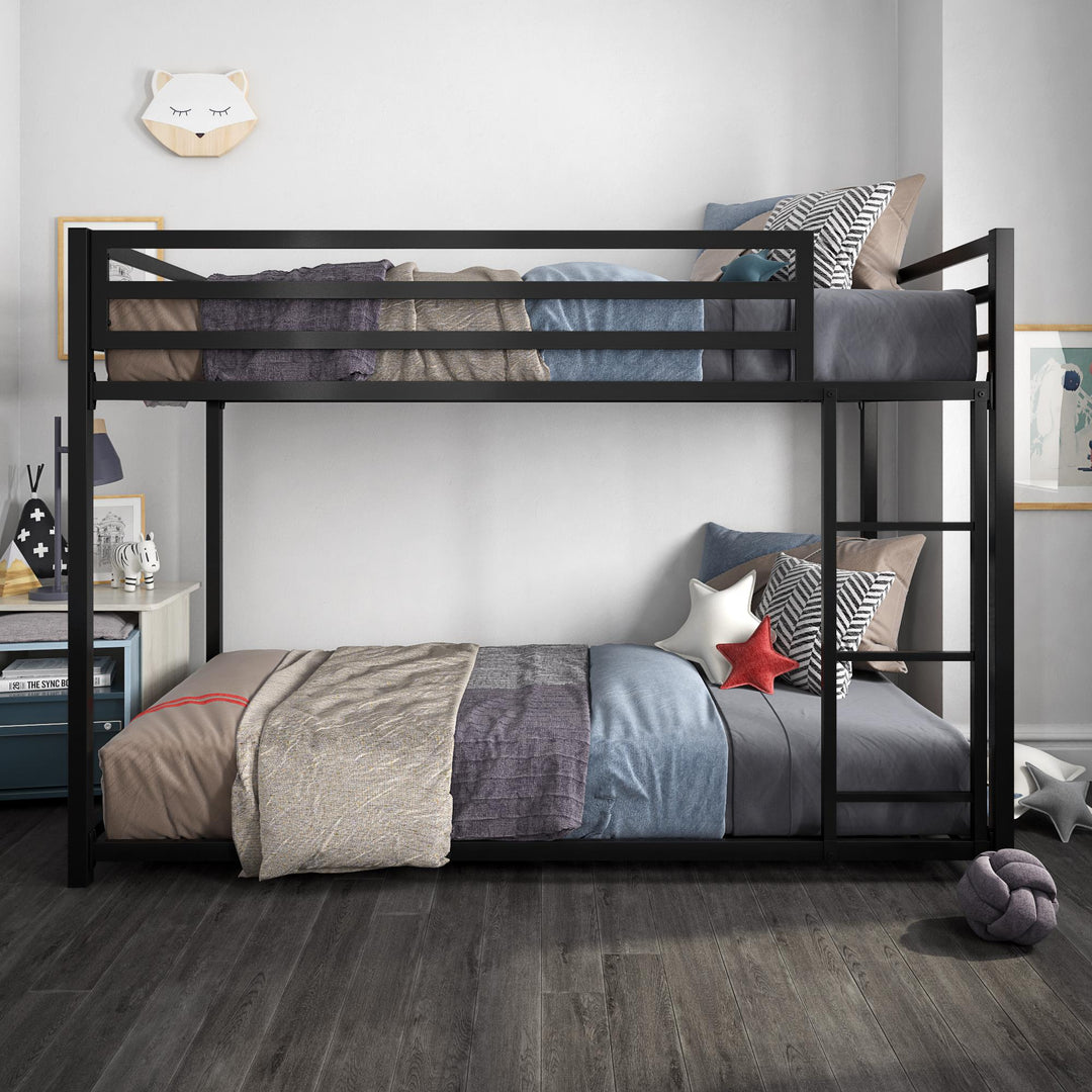DHP Miles Metal Twin-over-Twin Bunk Bed