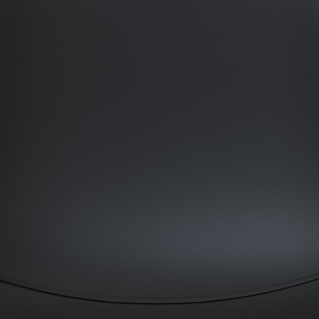 Brandon Upholstered Mid Century Modern Kitchen Dining Chairs, Set of 4 - Black