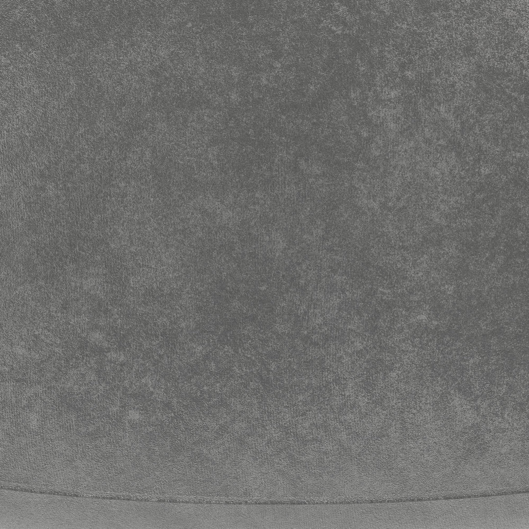 Brandon Upholstered Mid Century Modern Kitchen Bar Stool with Metal Legs - Gray