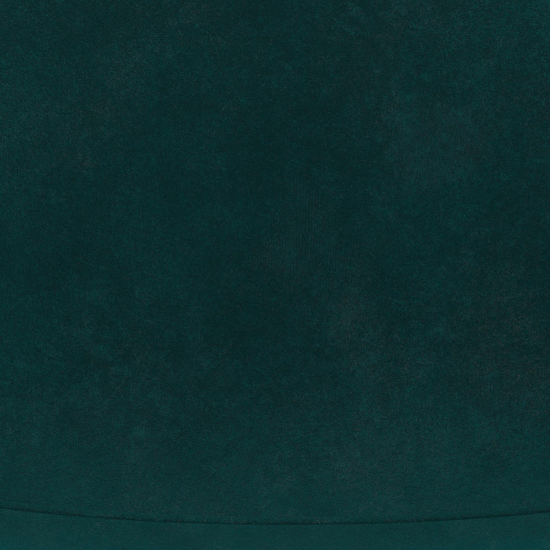 Brandon Upholstered Mid Century Modern Kitchen Bar Stool with Metal Legs - Green