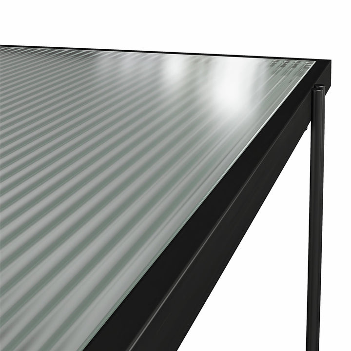 Vance 4 Shelf Bookcase - Black Oak