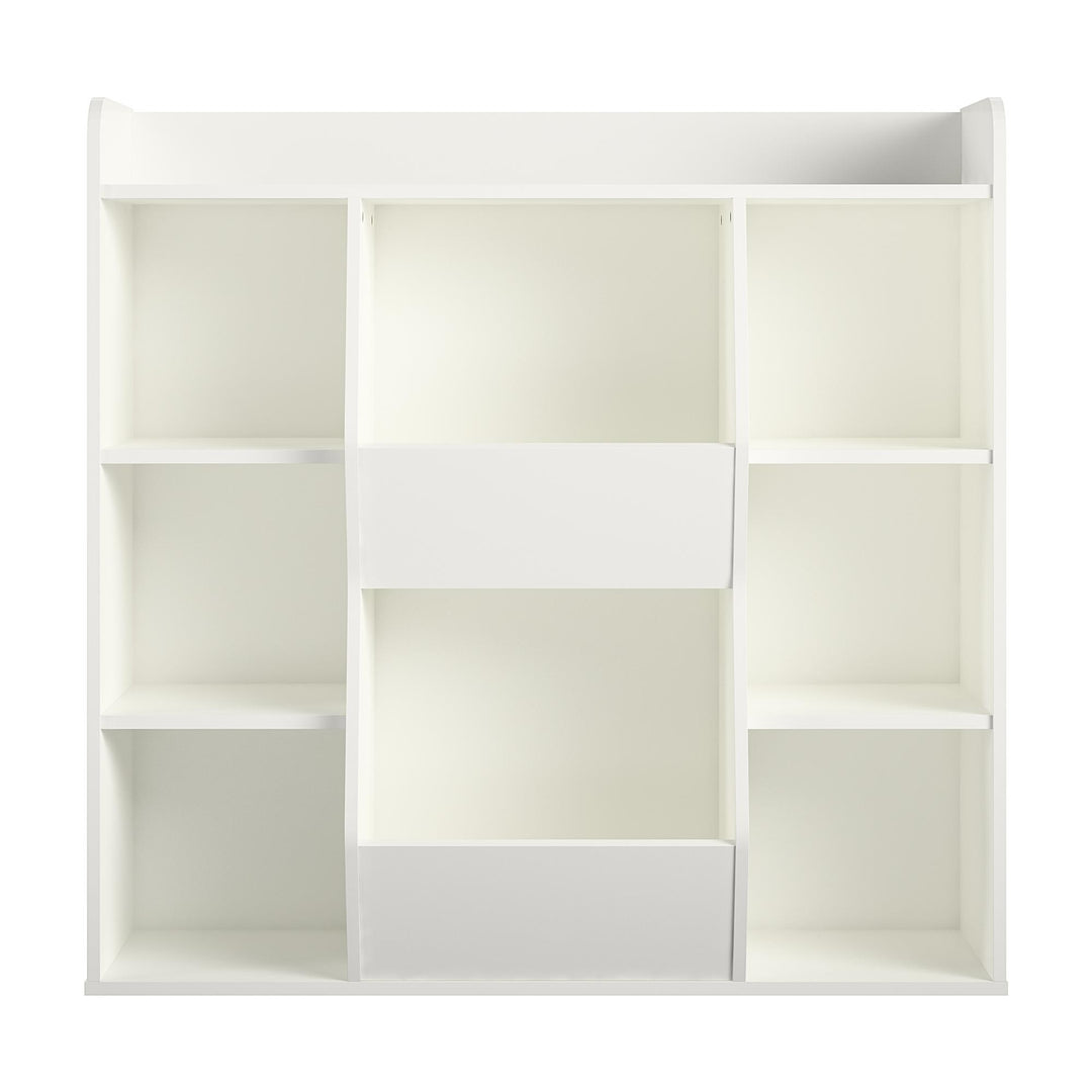 Jocelyn Large Toy Storage Bookcase with 8 Open Compartments - White