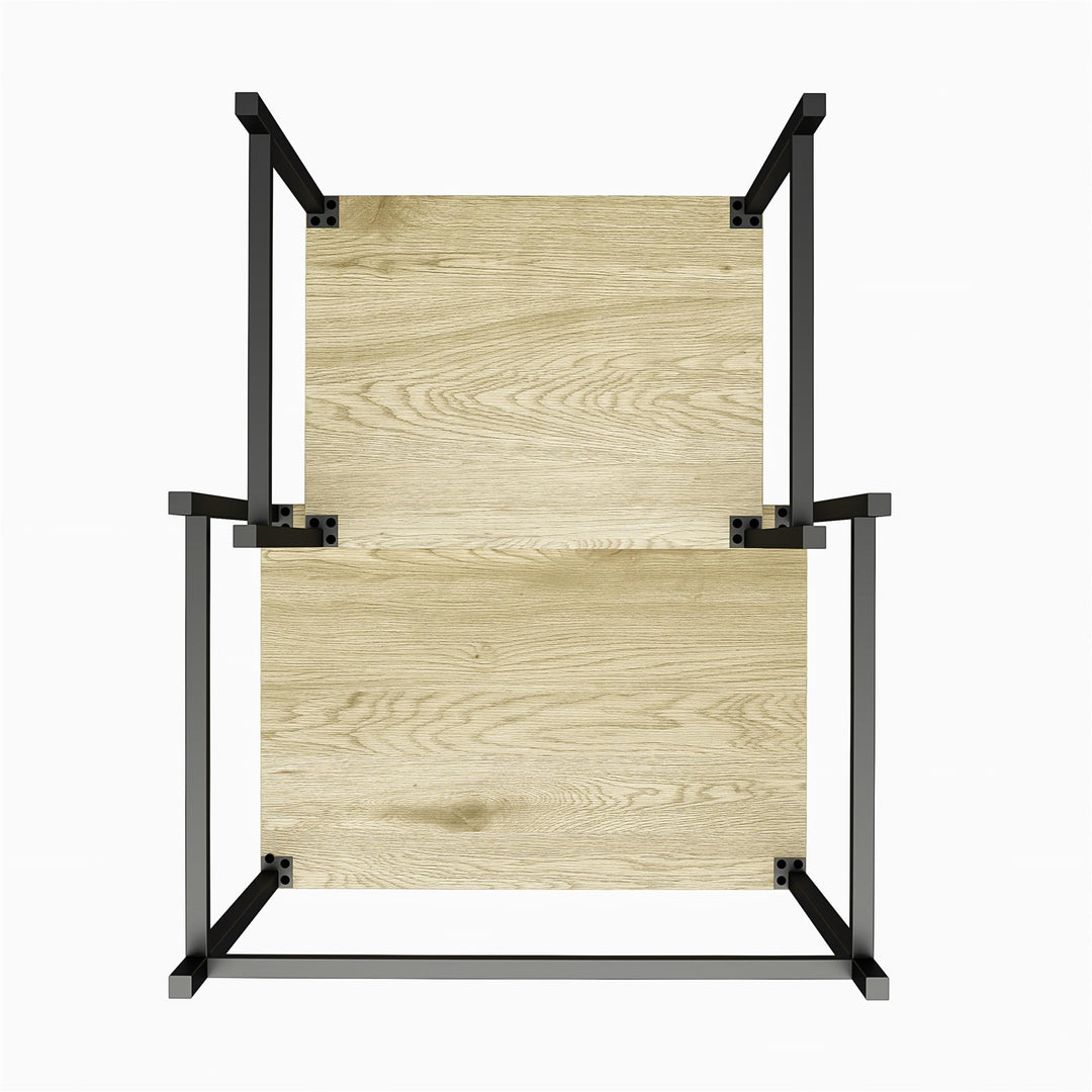Brookville Nesting Side Tables with Minimalistic 2-Tone Design - Natural