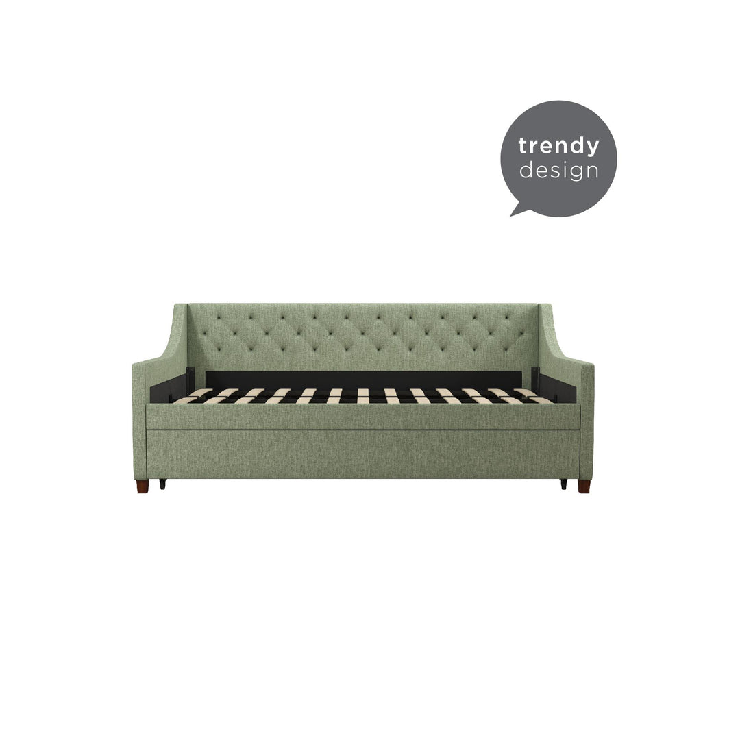 Her Majesty Daybed and Trundle - Green - Twin