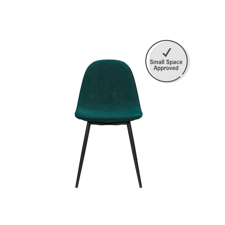 Brandon Upholstered Mid Century Modern Kitchen Dining Chairs, Set of 4 - Green