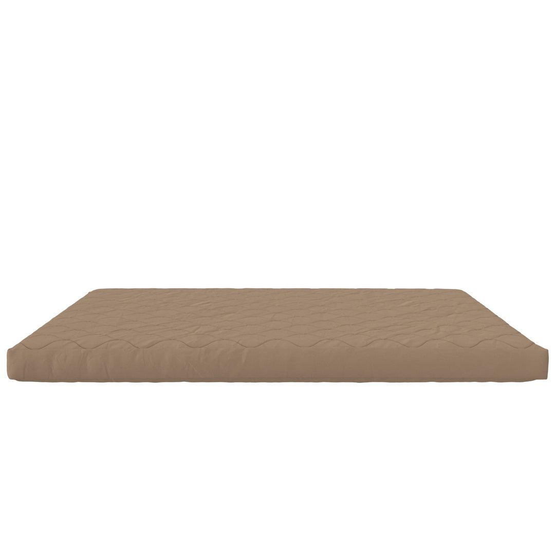 DHP Value 6 Inch Quilted Full Mattress with Removable Cover, Tan