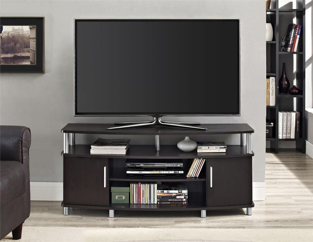 Carson Contemporary TV Stand for TVs up to 50 Inch - Espresso