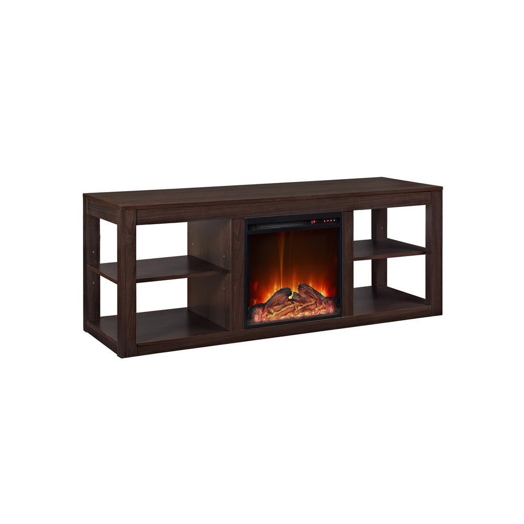 Parsons Electric Fireplace TV Stand for TVs up to 65 Inches - Espresso