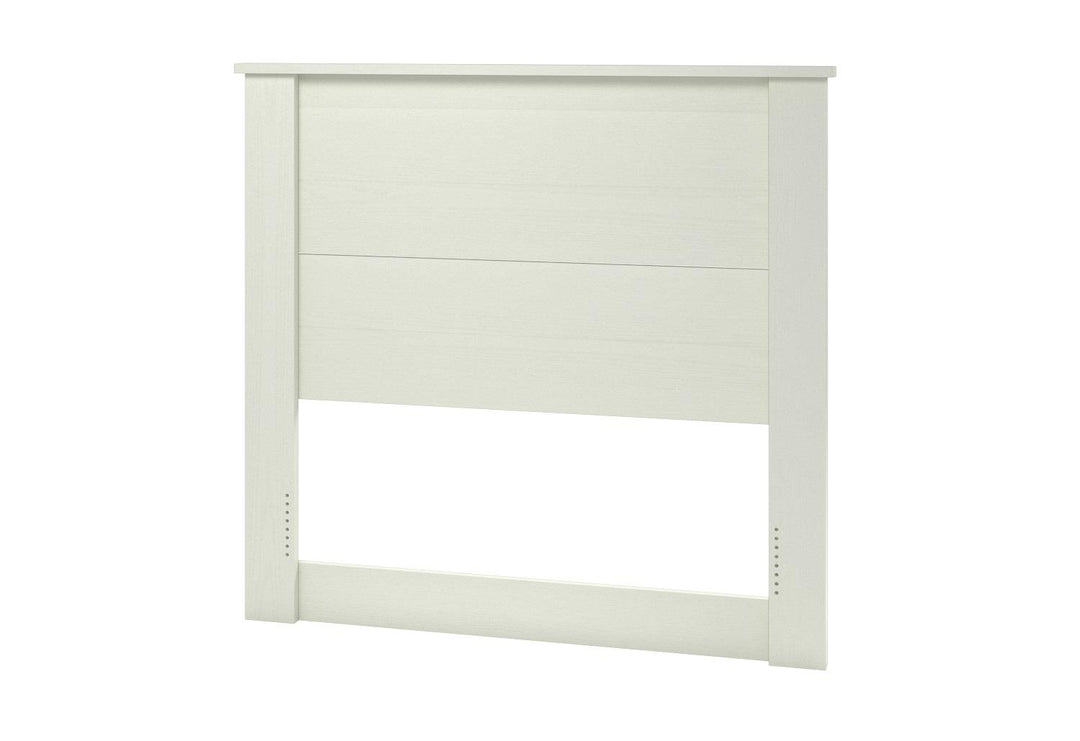 Alyssa Twin Headboard with Woodgrain Pattern - Ivory Oak