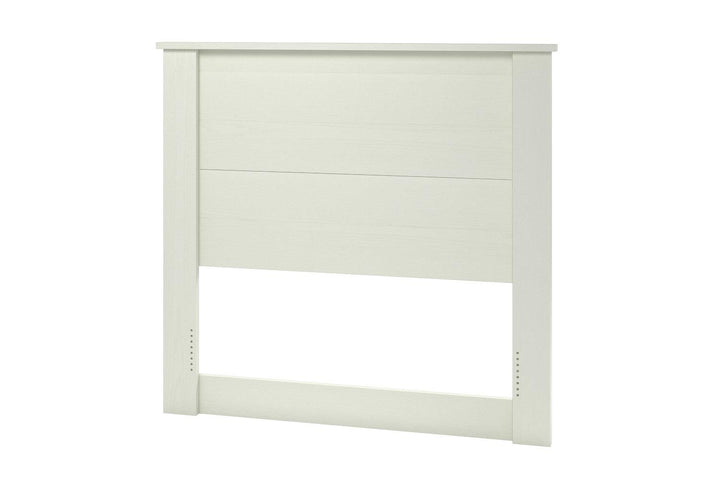 Alyssa Twin Headboard with Woodgrain Pattern - Ivory Oak