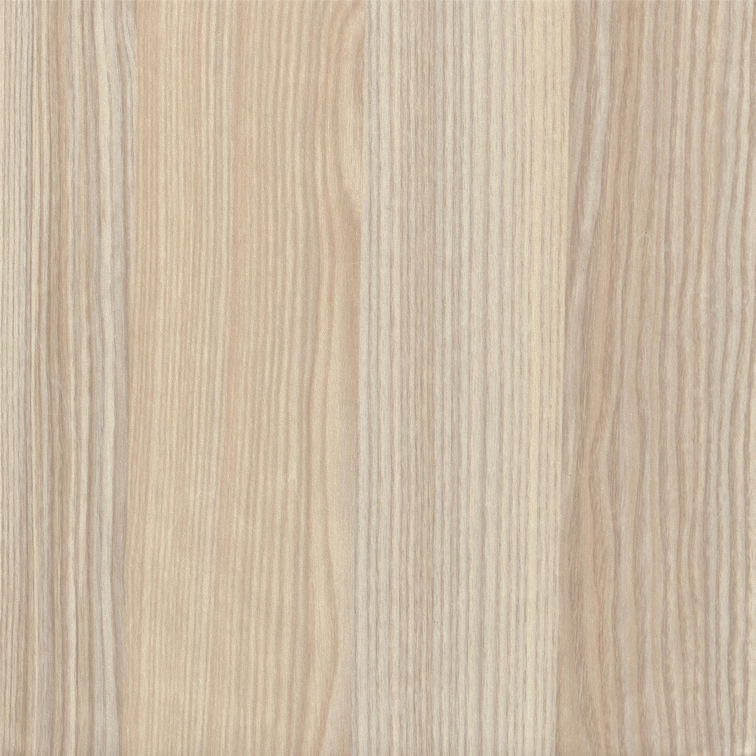 Haven Retro Computer L Desk with Riser and Metal Hairpin Legs - Natural/White